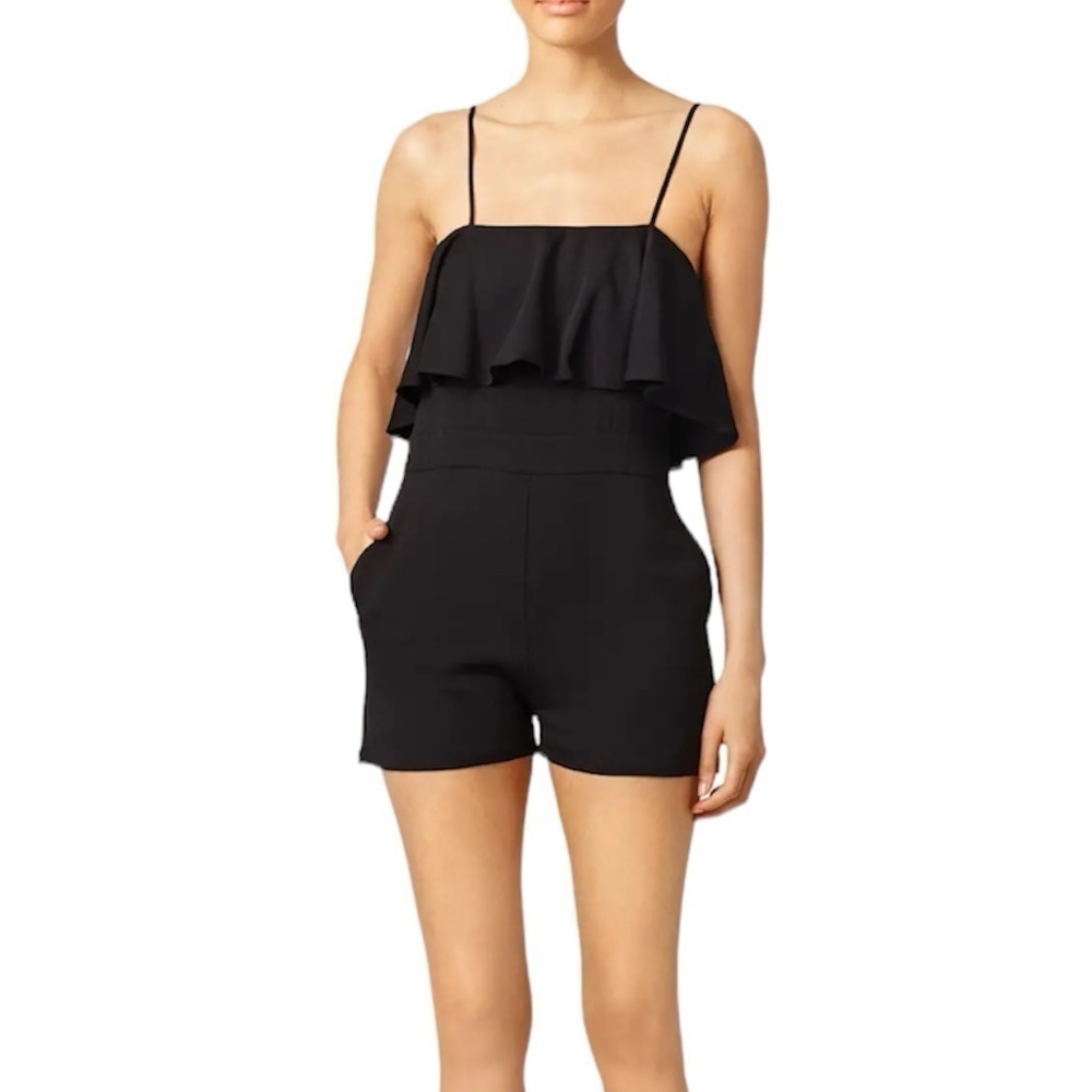 Karina Grimaldi Paco Solid Romper - image 1